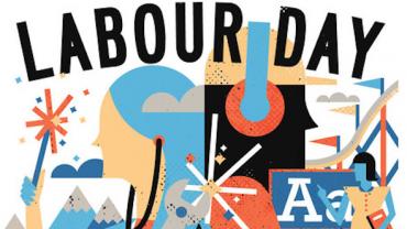 Canadian Association of Labour Media Labour Day Poster