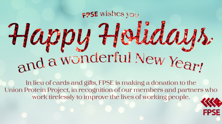 Happy holidays from FPSE